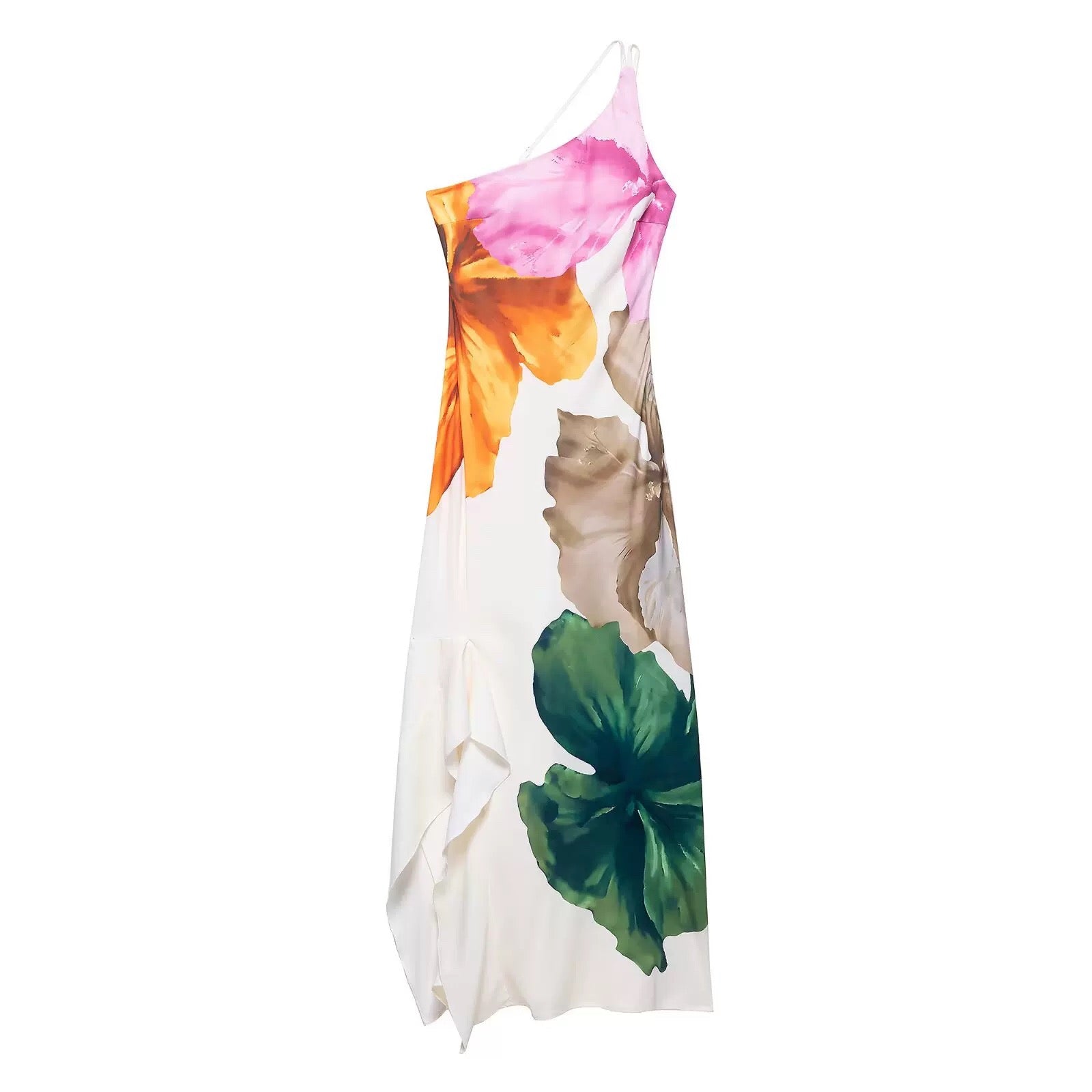 Golden Hibiscus Dress