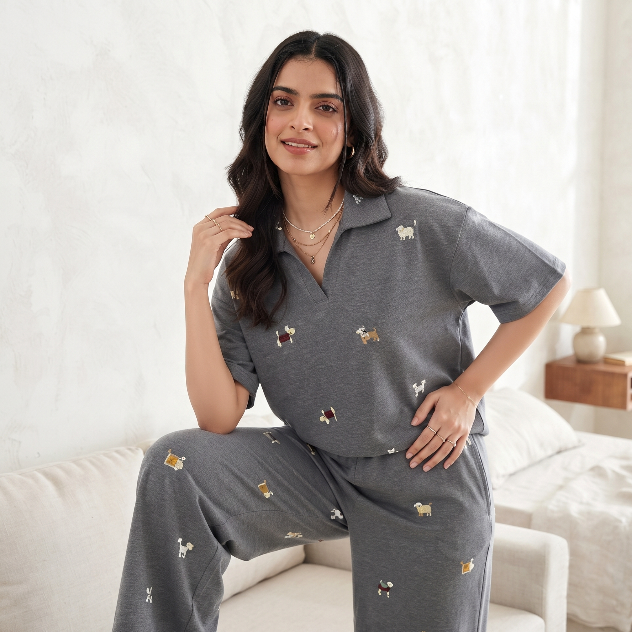 Tiny Critters Padded Nightsuit Set