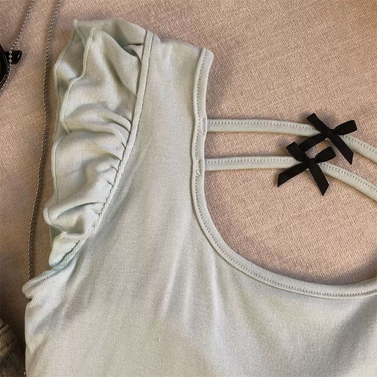 Bella Frill Built-In Bra Top