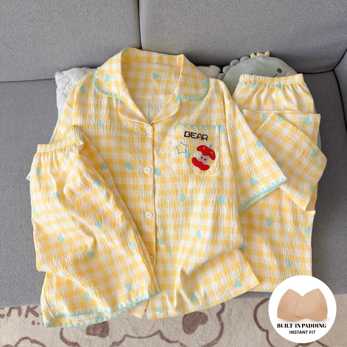 Butter Soft Padded Nightsuit -3pcs Set