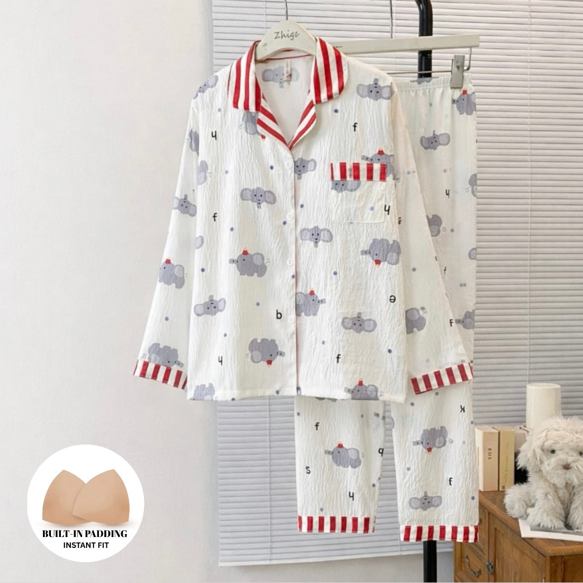 Eleboo Snooze Wear Padded Nightsuit set