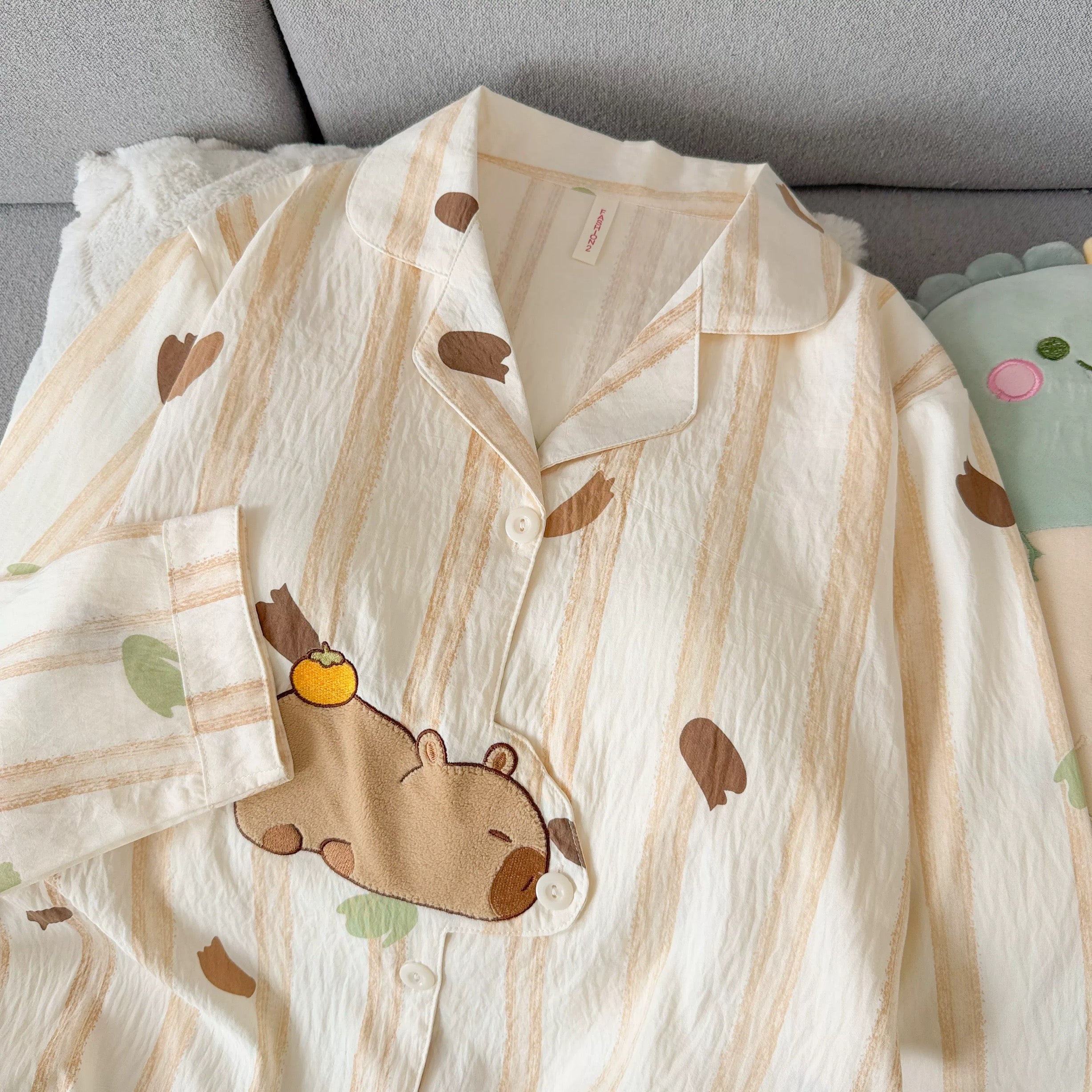 Sleepstruck Capybara Padded Nightsuit Set
