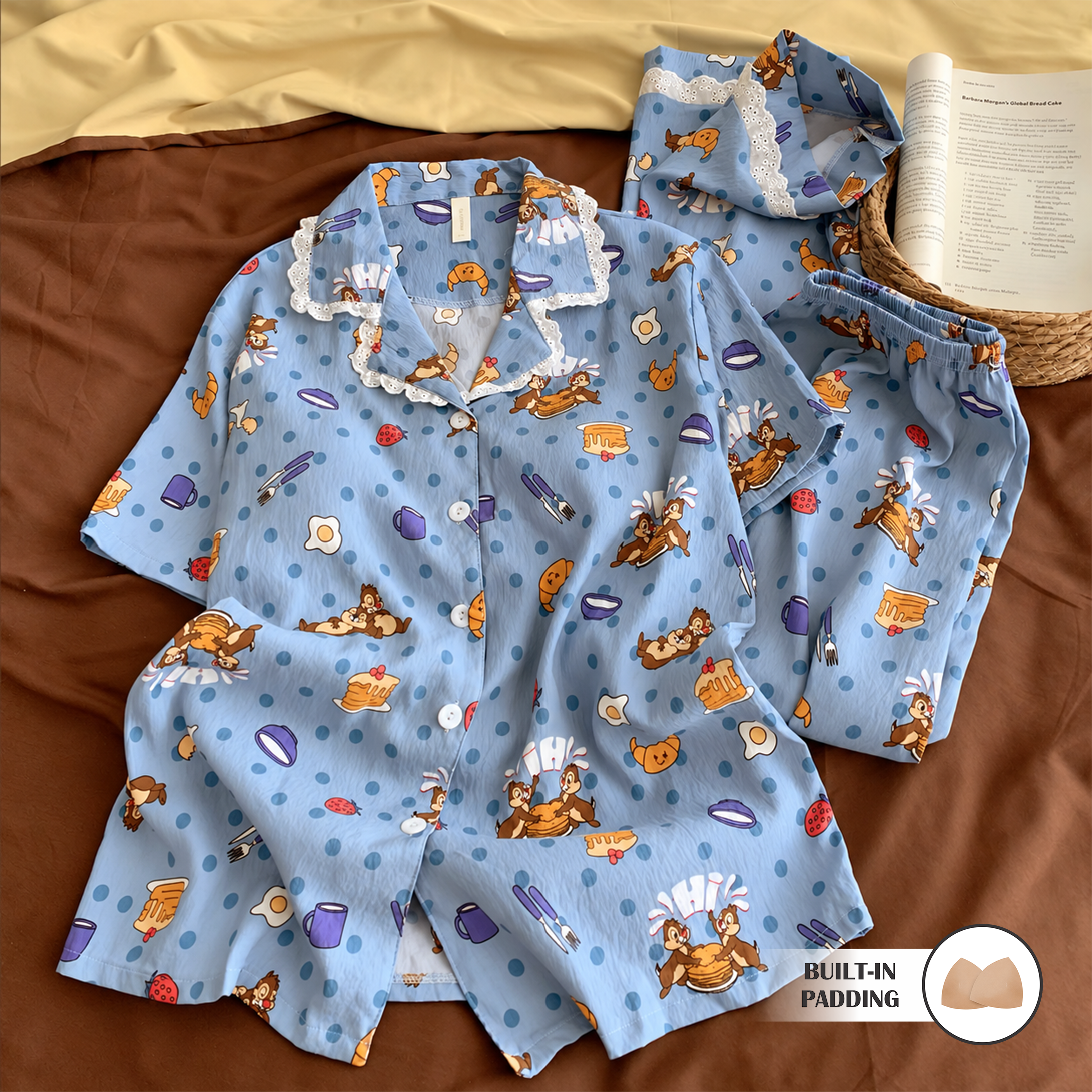 Bunny’s Breakfast Padded Nightsuit Set