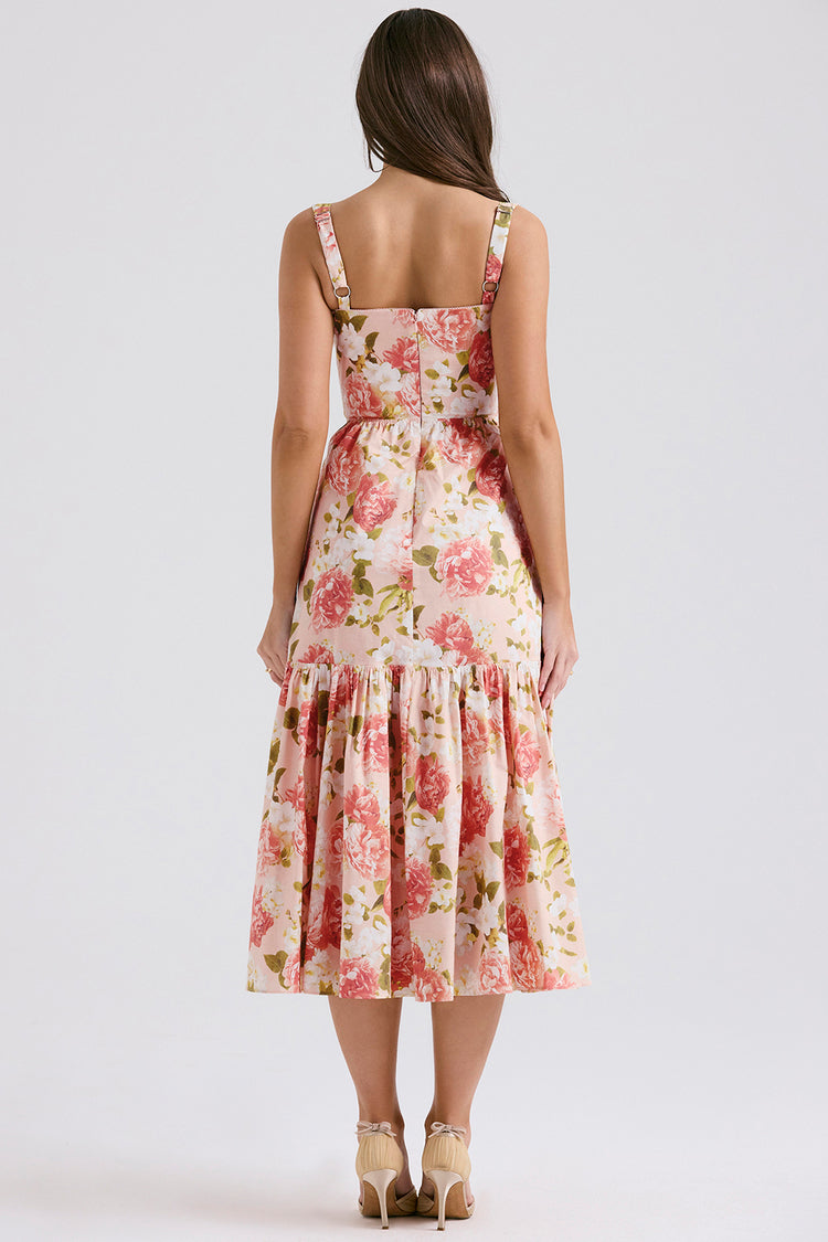 Mariah Floral Midi Sundress