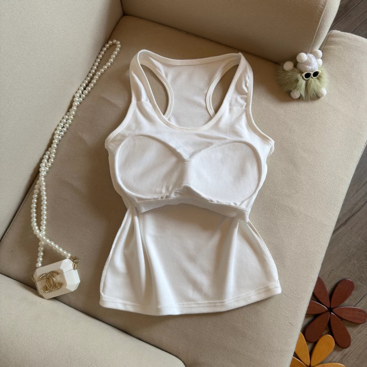 Just Okay Built-in Bra Top