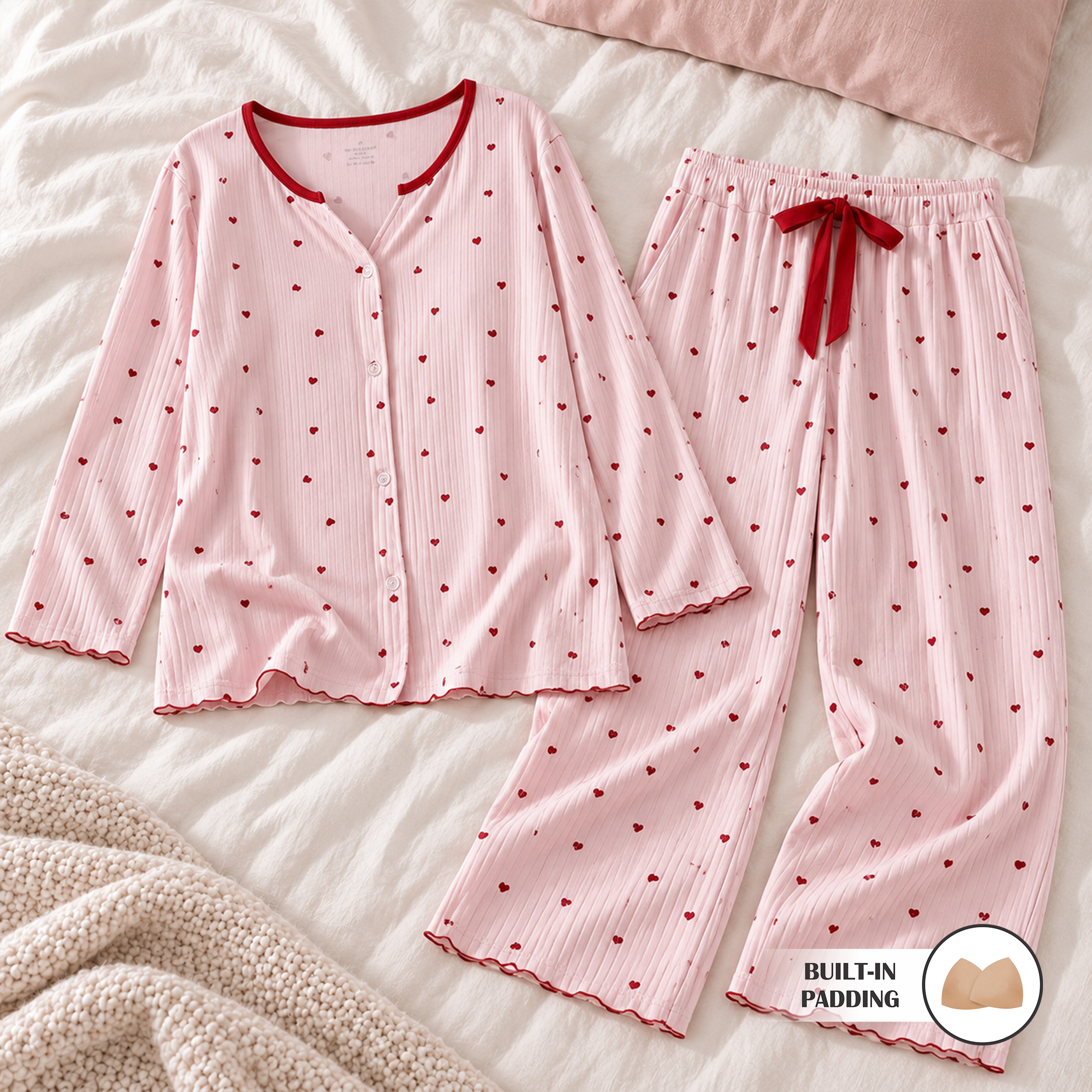 Love Me Softly Padded Nightsuit Set
