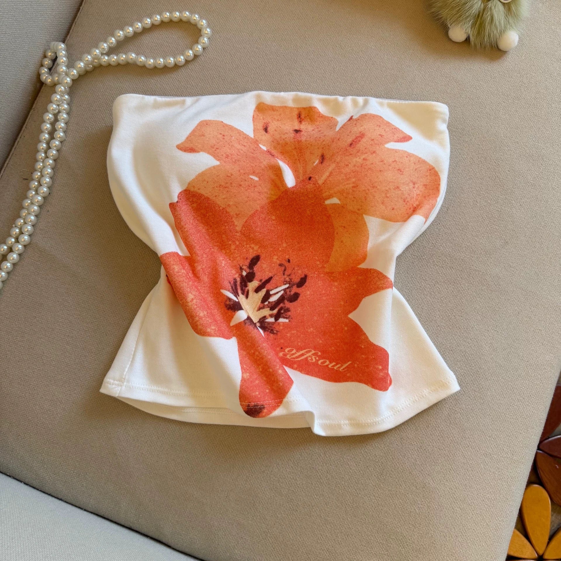 Summer Lily Built-in Bra Tube Top