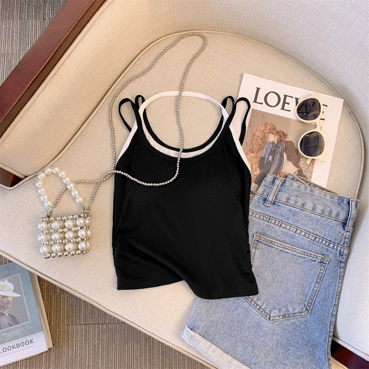 Playdate Built-in Bra Tank top