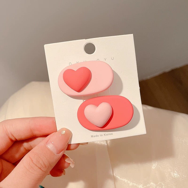 Pretty In Pink Hair Clip ( Mix Pack of 6 Clips )