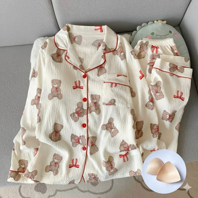 Honeybear Dream Padded Nightsuit Set