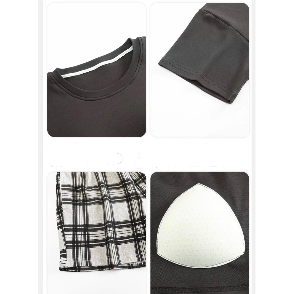 Carbon Calm Padded Nightsuit Set