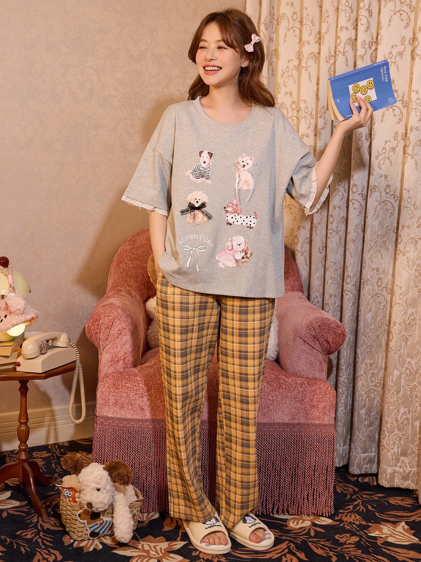 Puppy Palace Padded Nightsuit Set