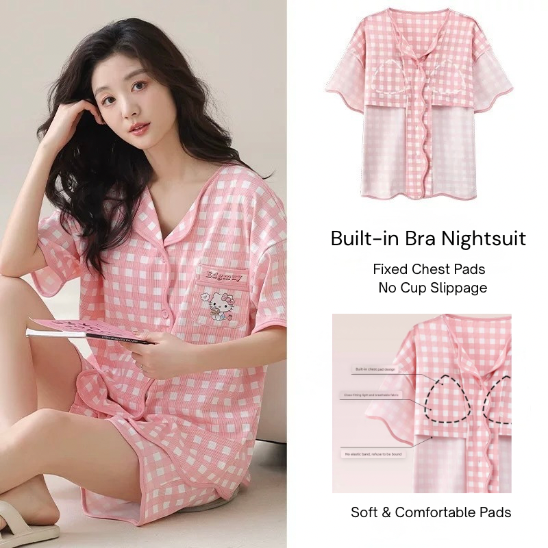 Hello Kitty Padded Nightsuit