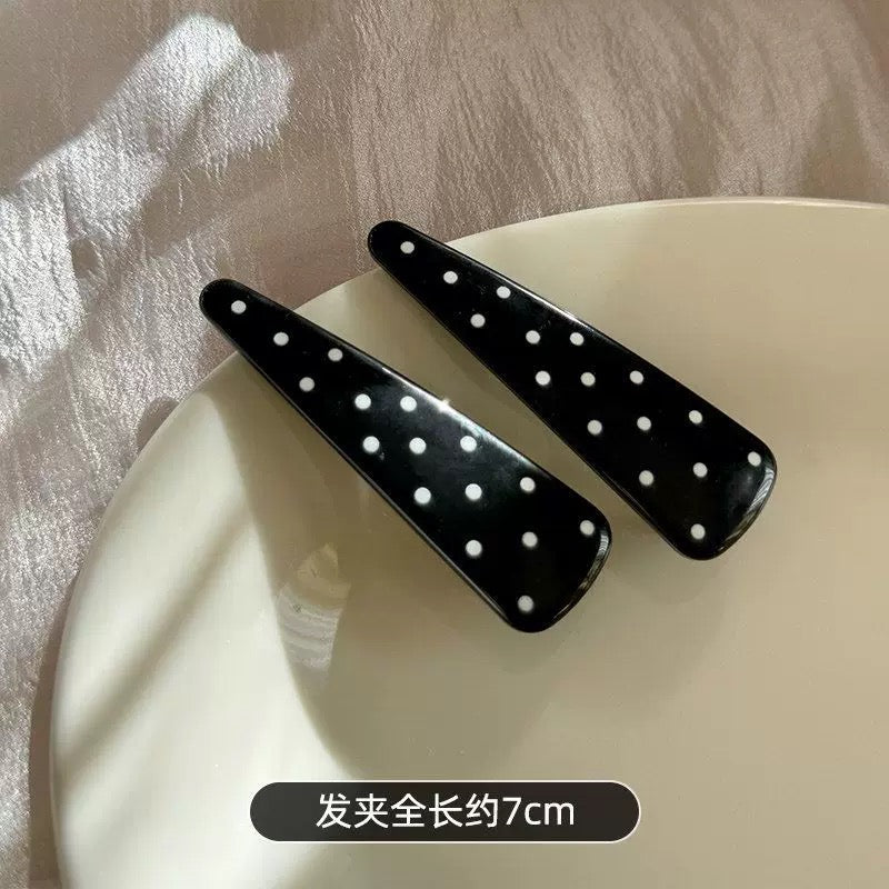 Polka Dot Hair Clip