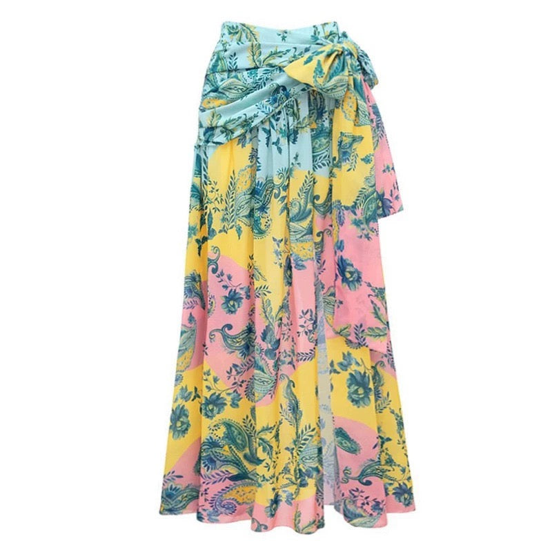 Soleil Garden Monokini With Skirt Set