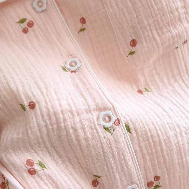 Blush & Butter Padded Nightsuit set