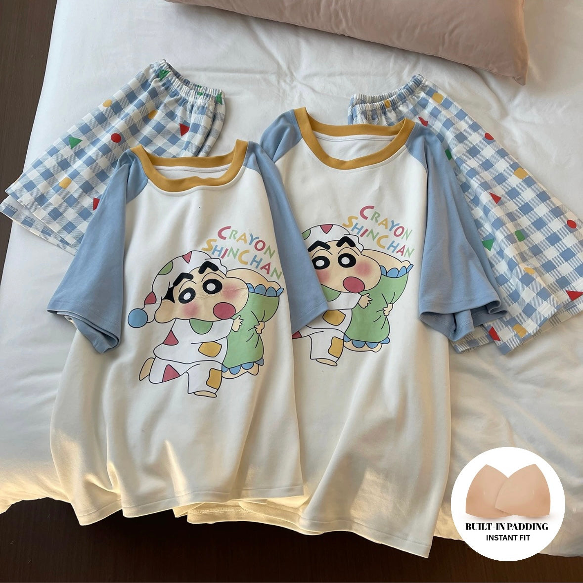Crayon Shinchan Padded Nightsuit Set