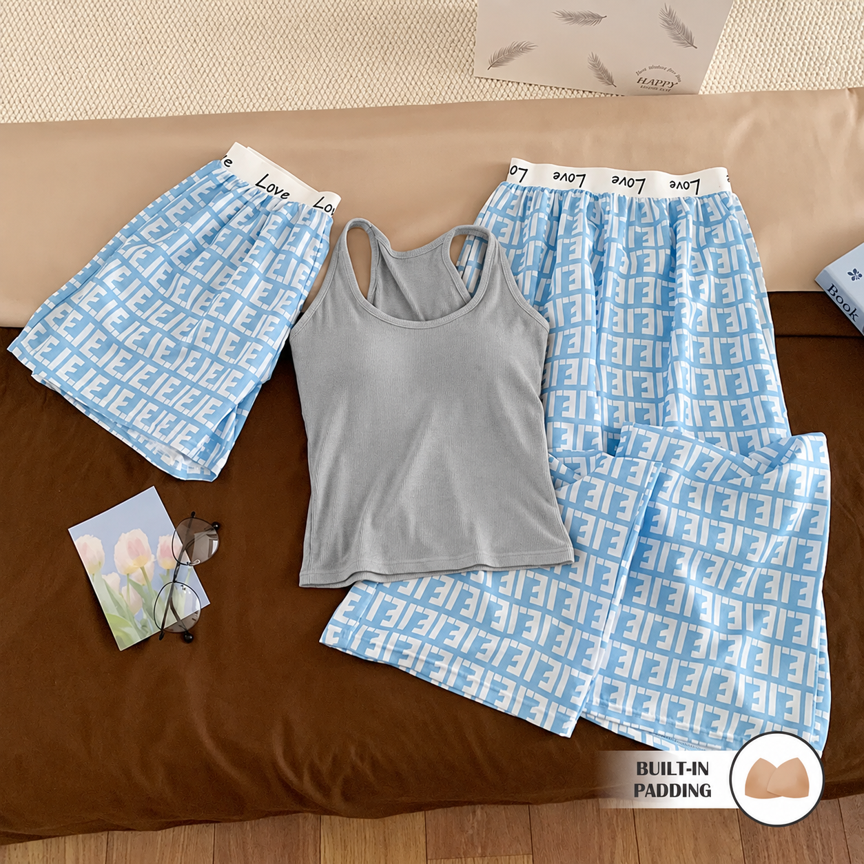 Pattern Play Padded Lounge - 3pc Set