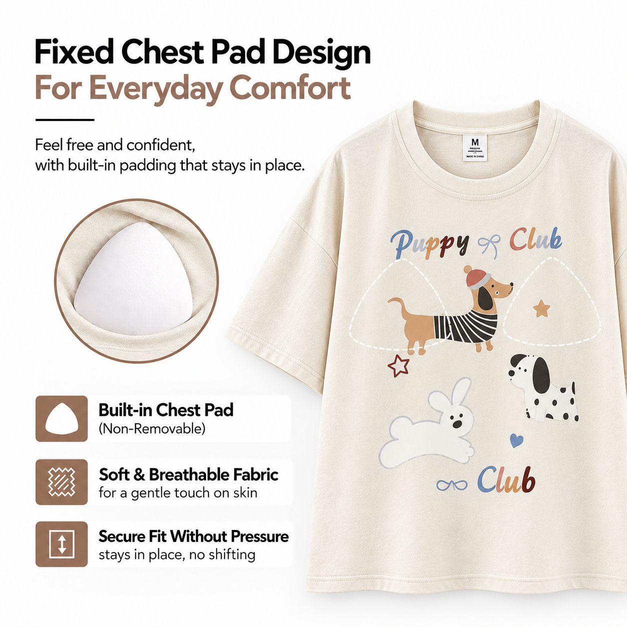 Furry Friends Padded Nightsuit Set