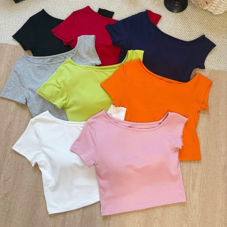 Ira boatneck Built-in Bra Top