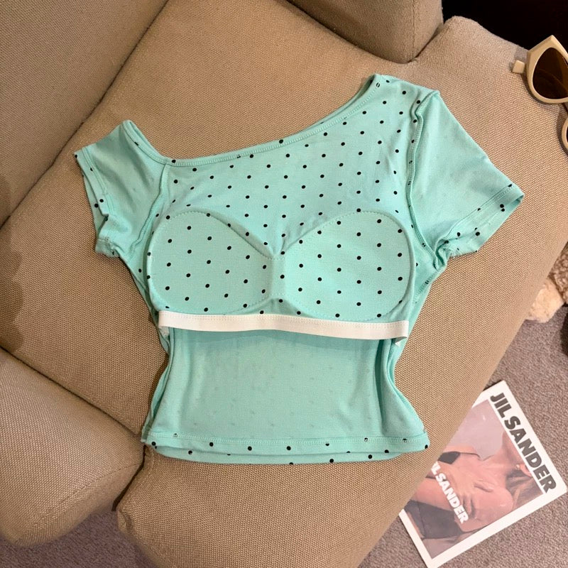 Cute Chaos Built-in Bra Top