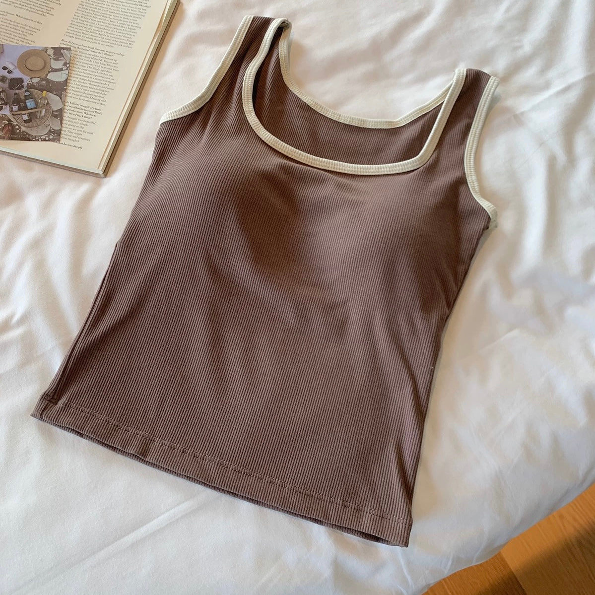 Outline Edge Built-in Bra Top