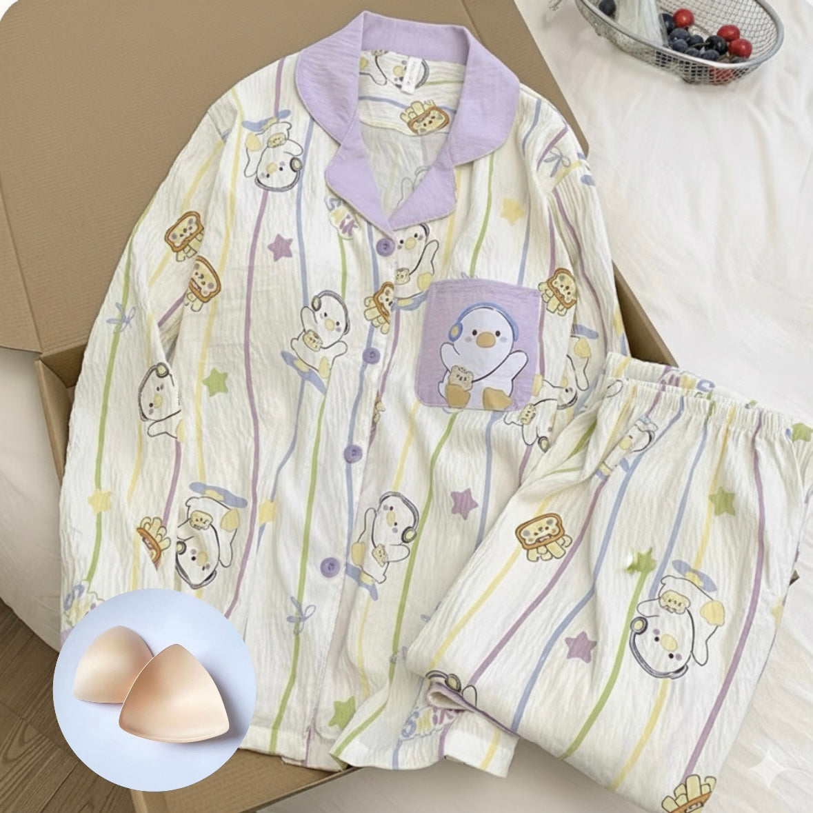 Quack & Roll Padded Nightsuit Set