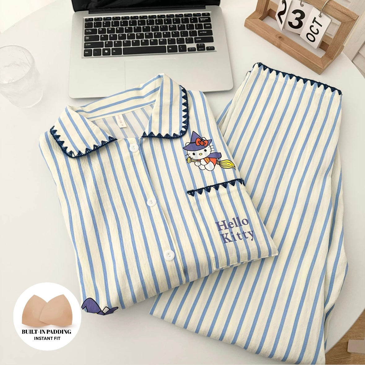 Witchy Kitty Padded Nightsuit Set