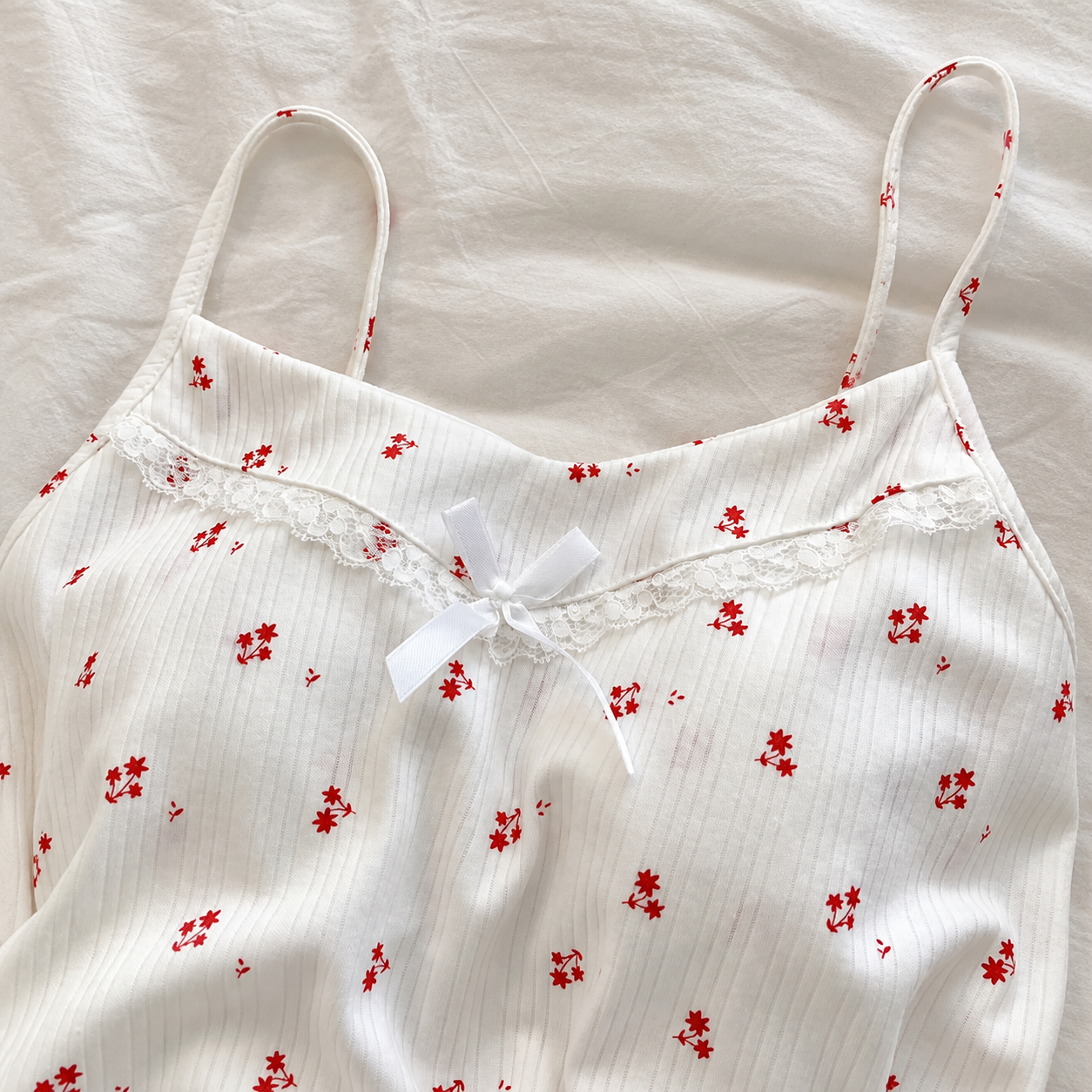 Whispering Flora Padded Nightsuit- 3pc Set