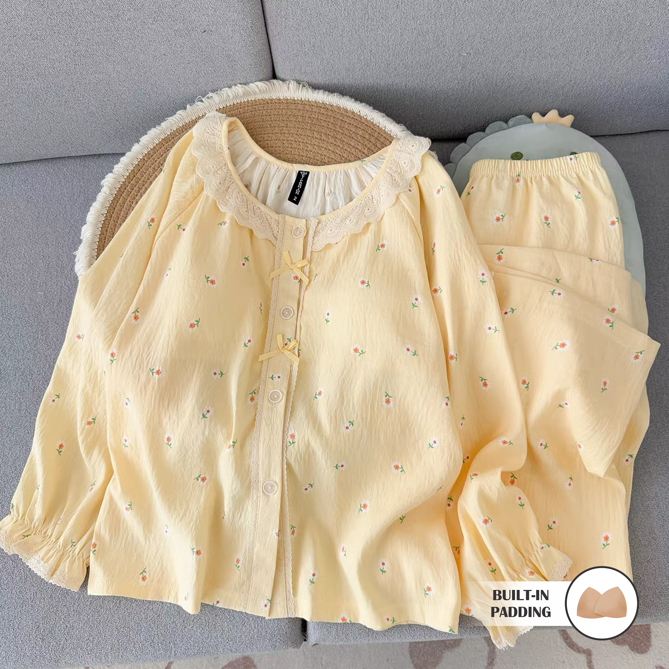 Buttercup Belle padded Nightsuit set