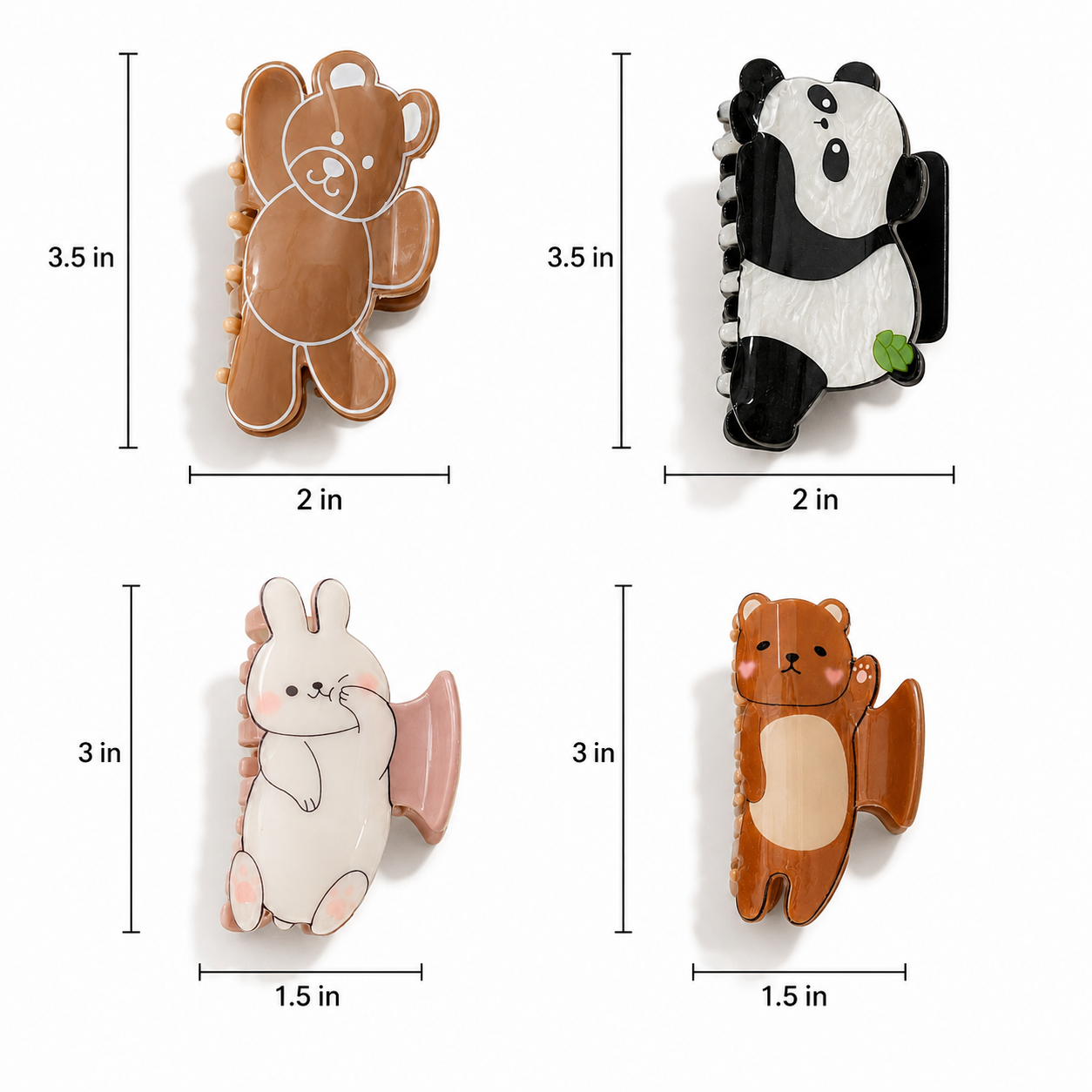 Jungle Buddies Claw Clip