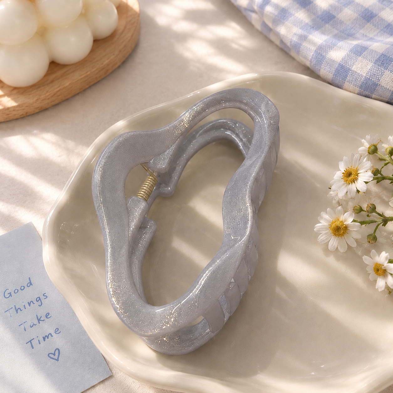 Petal Twist Claw Clips
