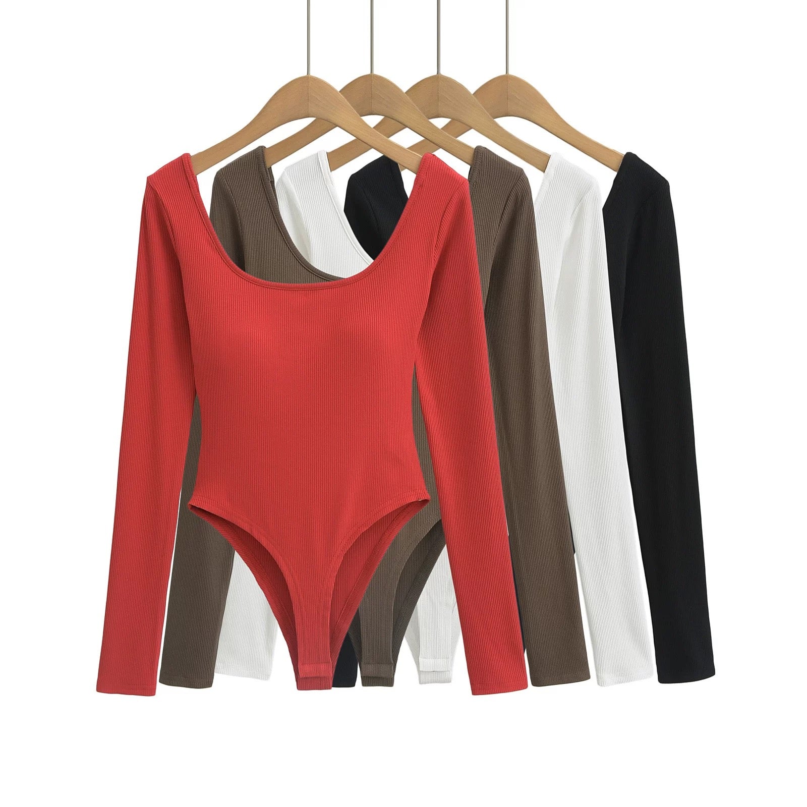 Athens Full Sleeves Built-In Bra Bodysuit