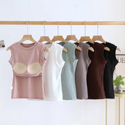 Lucked Built-In Bra Tank Top