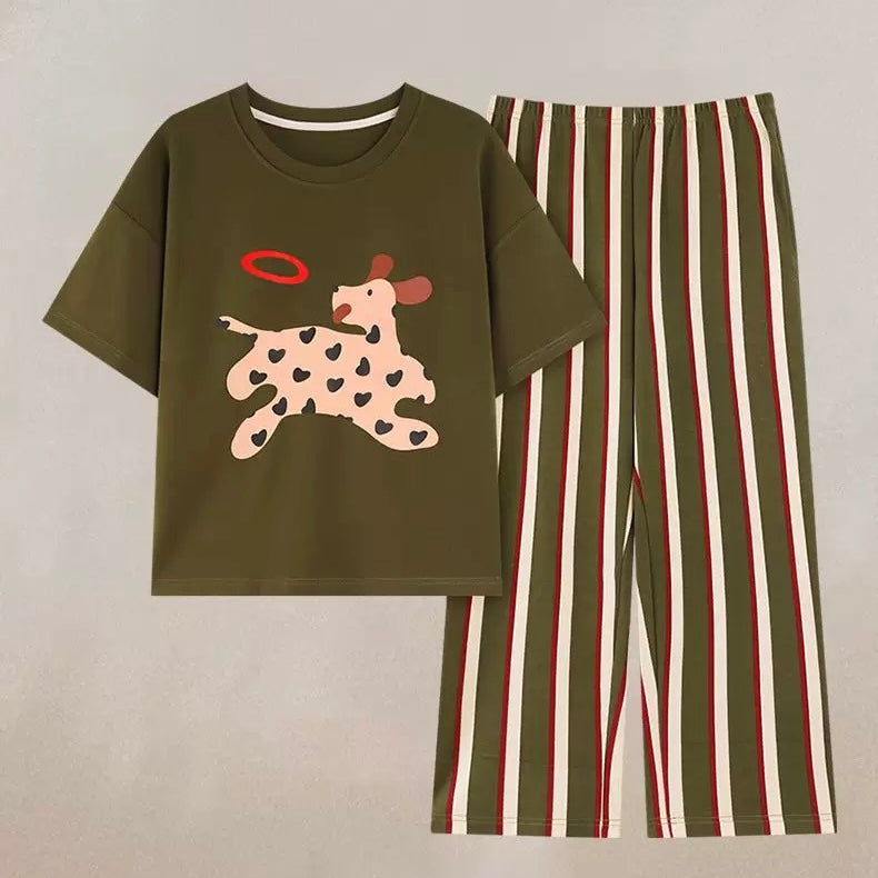 Halo Playing Pup Padded Nightsuit Set