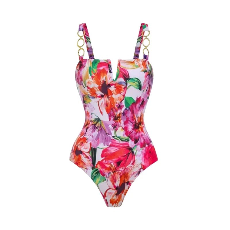 Paloma Bloom Monokini & Skirt Set