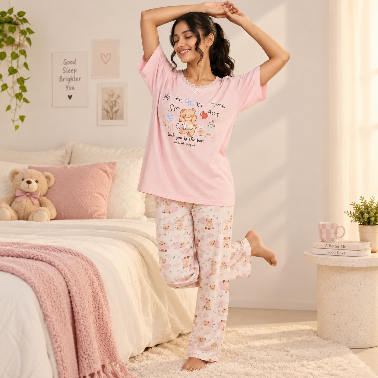 Nap Bear Padded Nightsuit Set