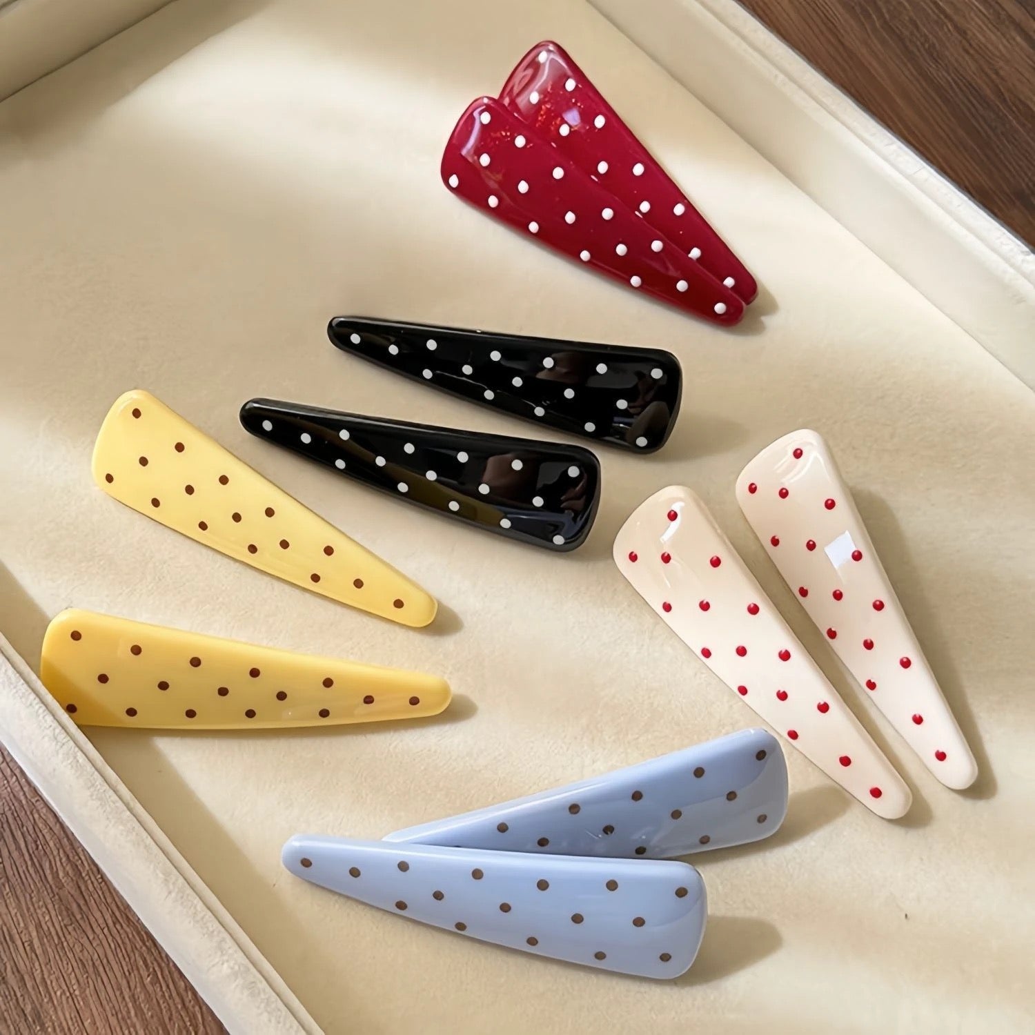 Polka Dot Hair Clip