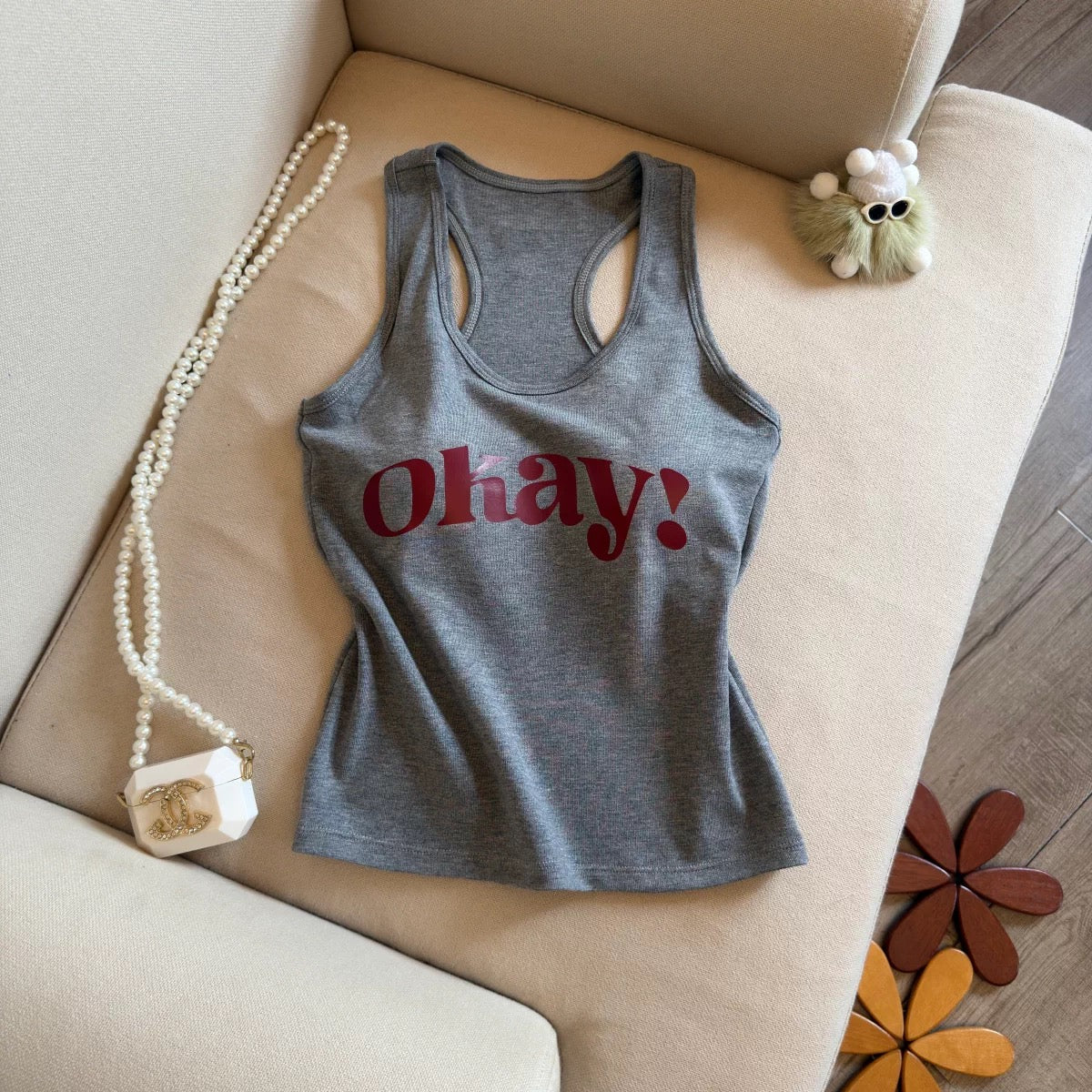 Just Okay Built-in Bra Top