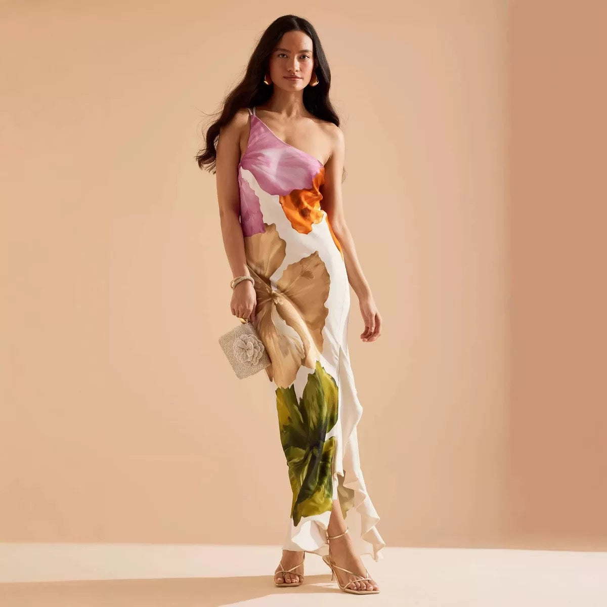 Golden Hibiscus Dress
