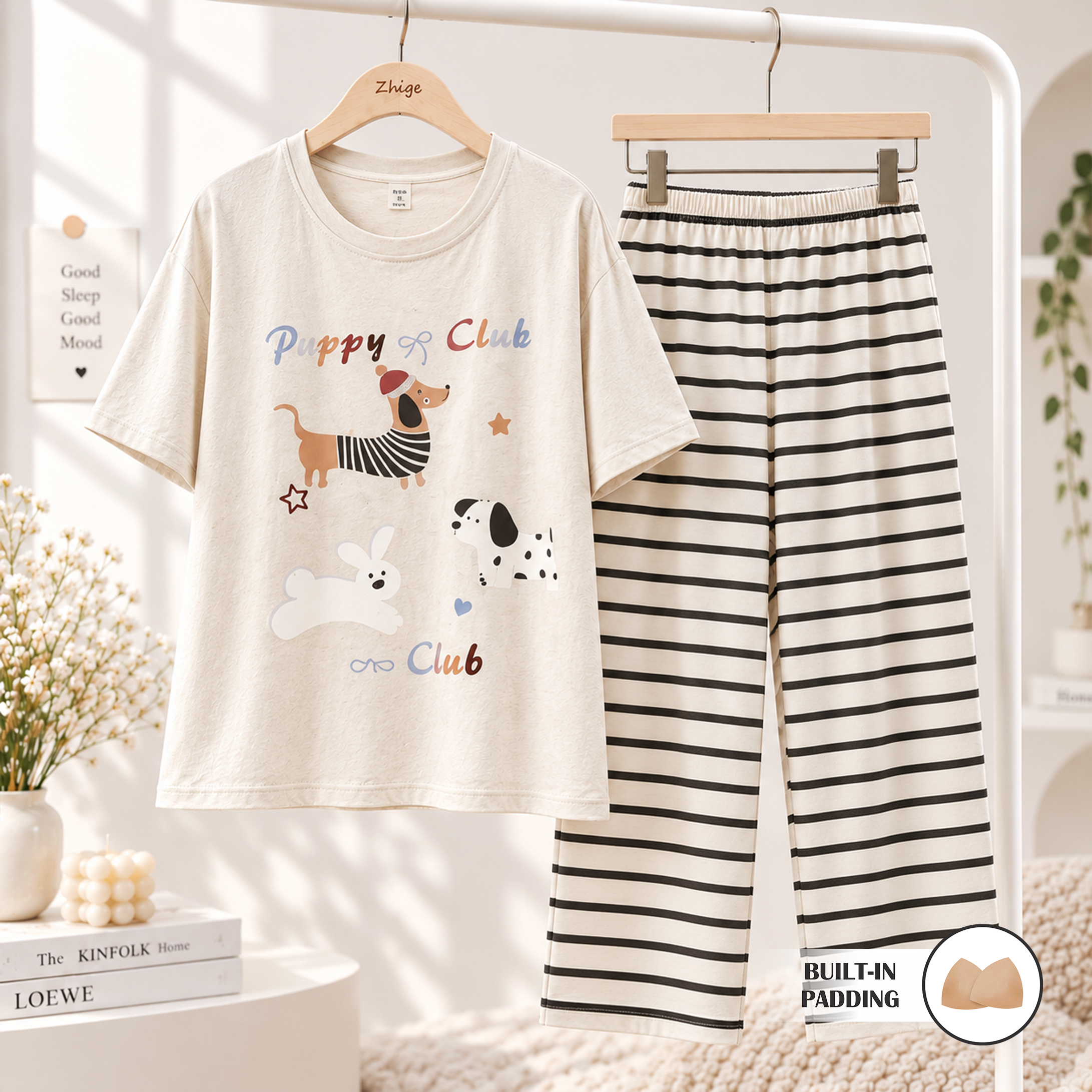 Furry Friends Padded Nightsuit Set