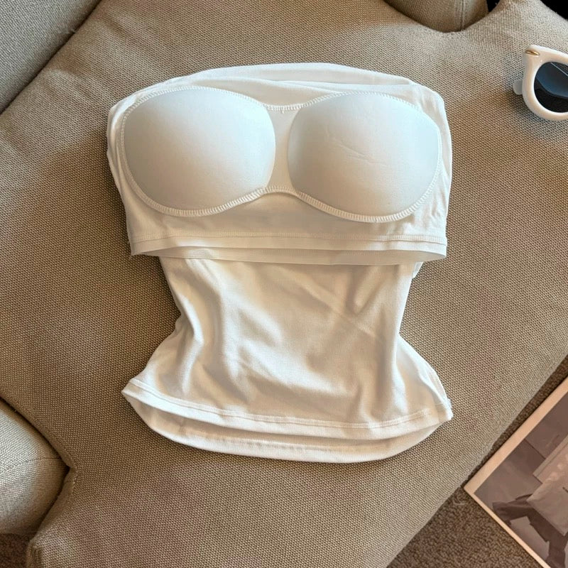 Sleek built-in bra Tube Top