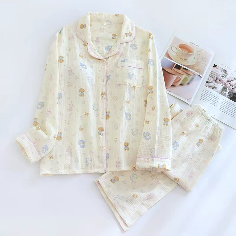 Blush & Butter Padded Nightsuit set