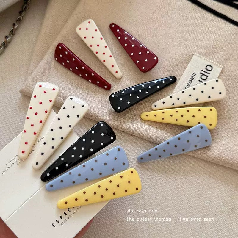 Polka Dot Hair Clip