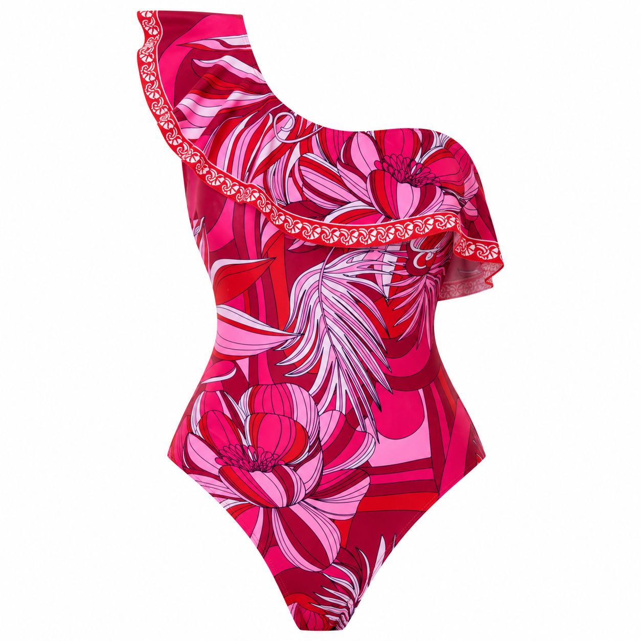 Flirt in Florals Monokini With Skirt Set