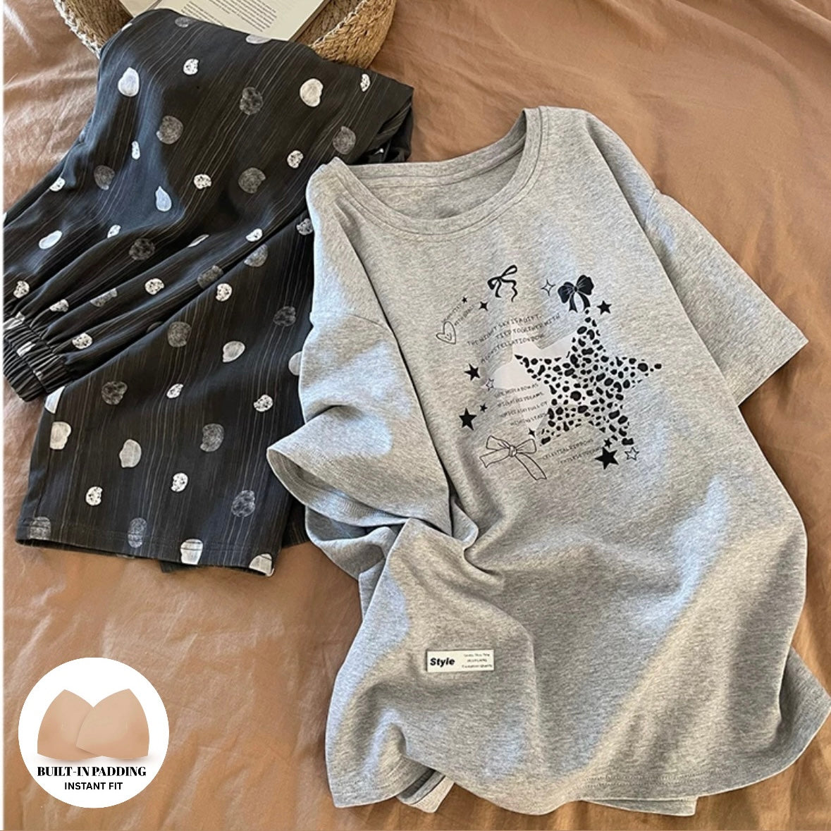 Glaaxy Glow Padded Nightsuit Set