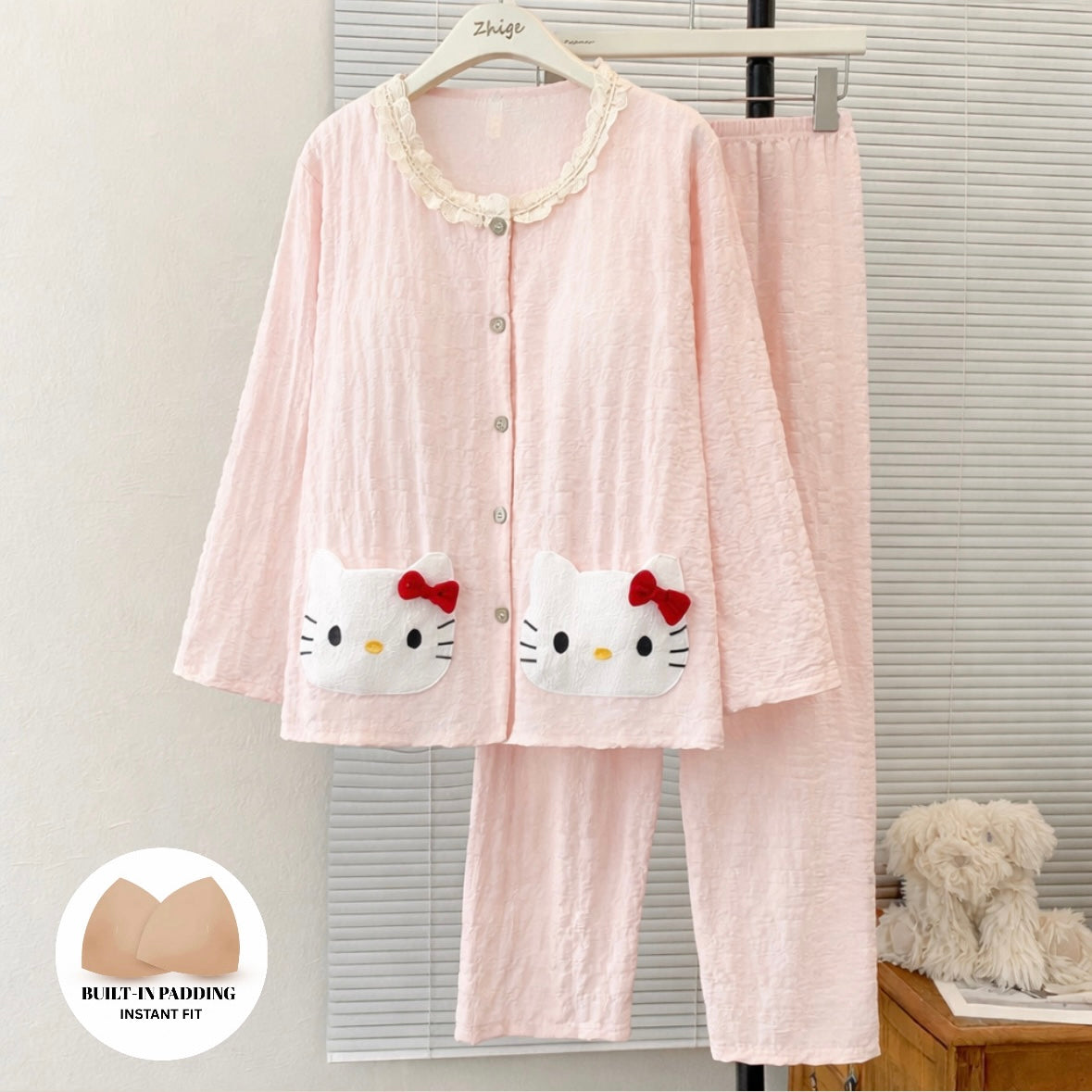 Cozy Cat Padded Nightsuit Set