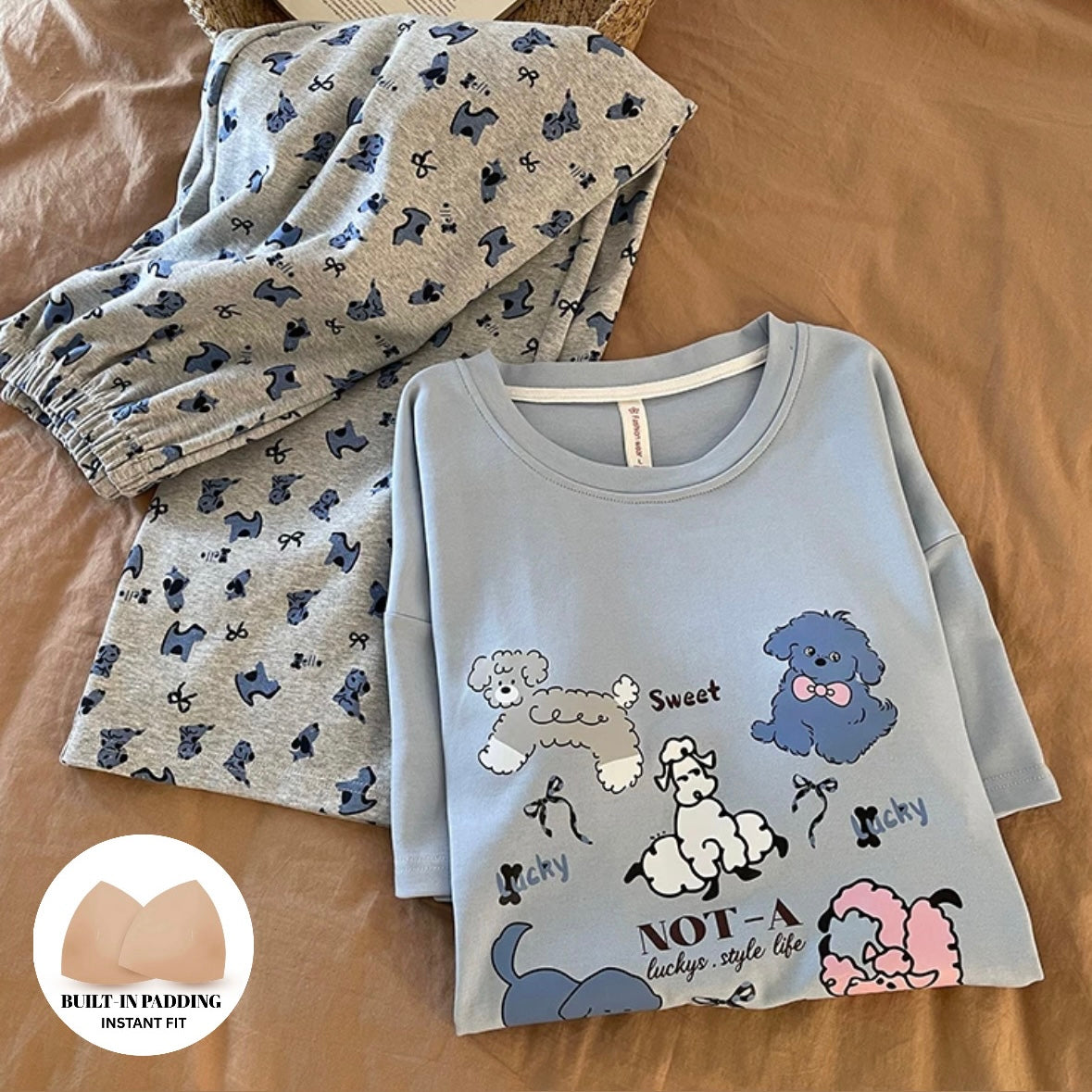 Harper Padded Nightsuit set
