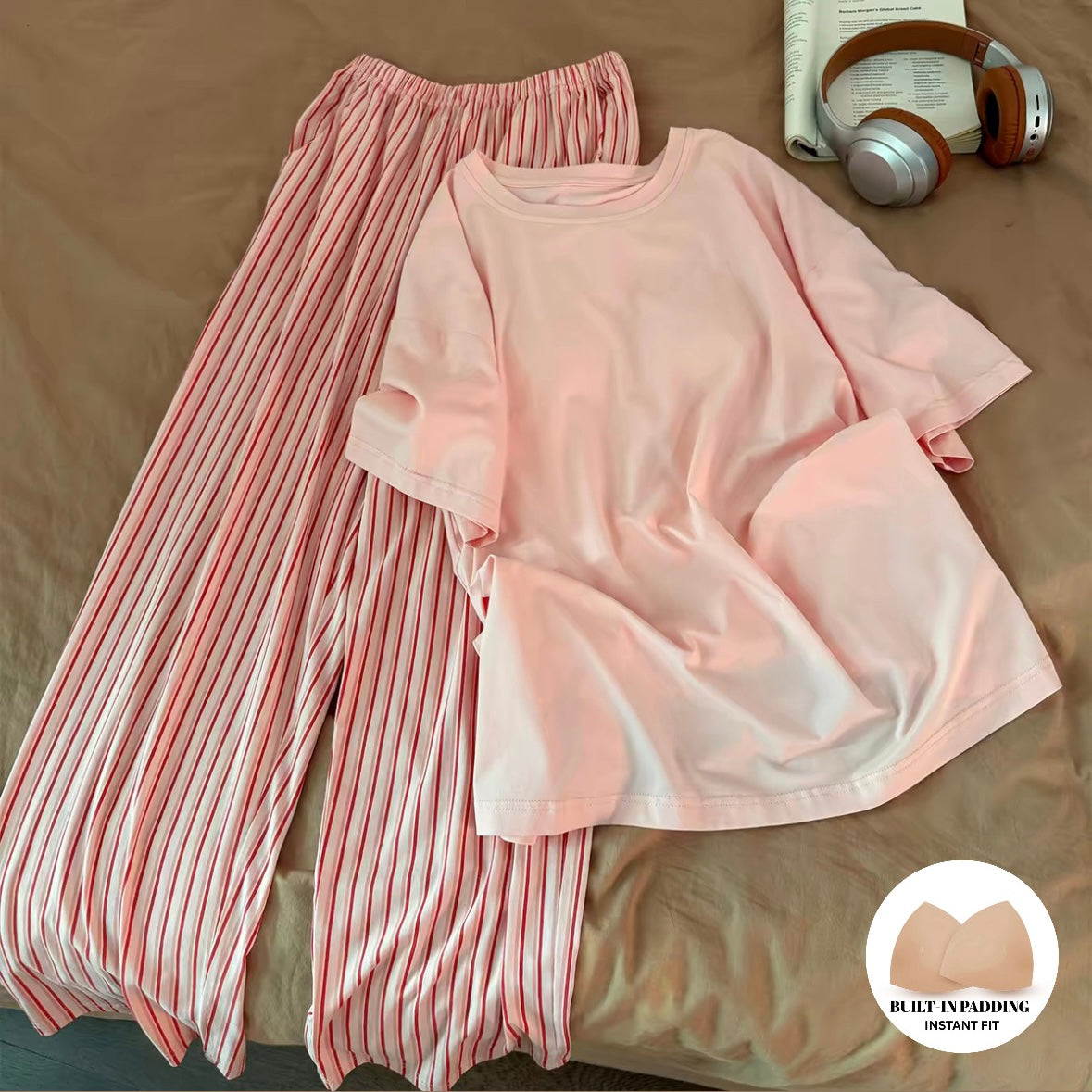 Pink Heaven Padded Nightsuit Set