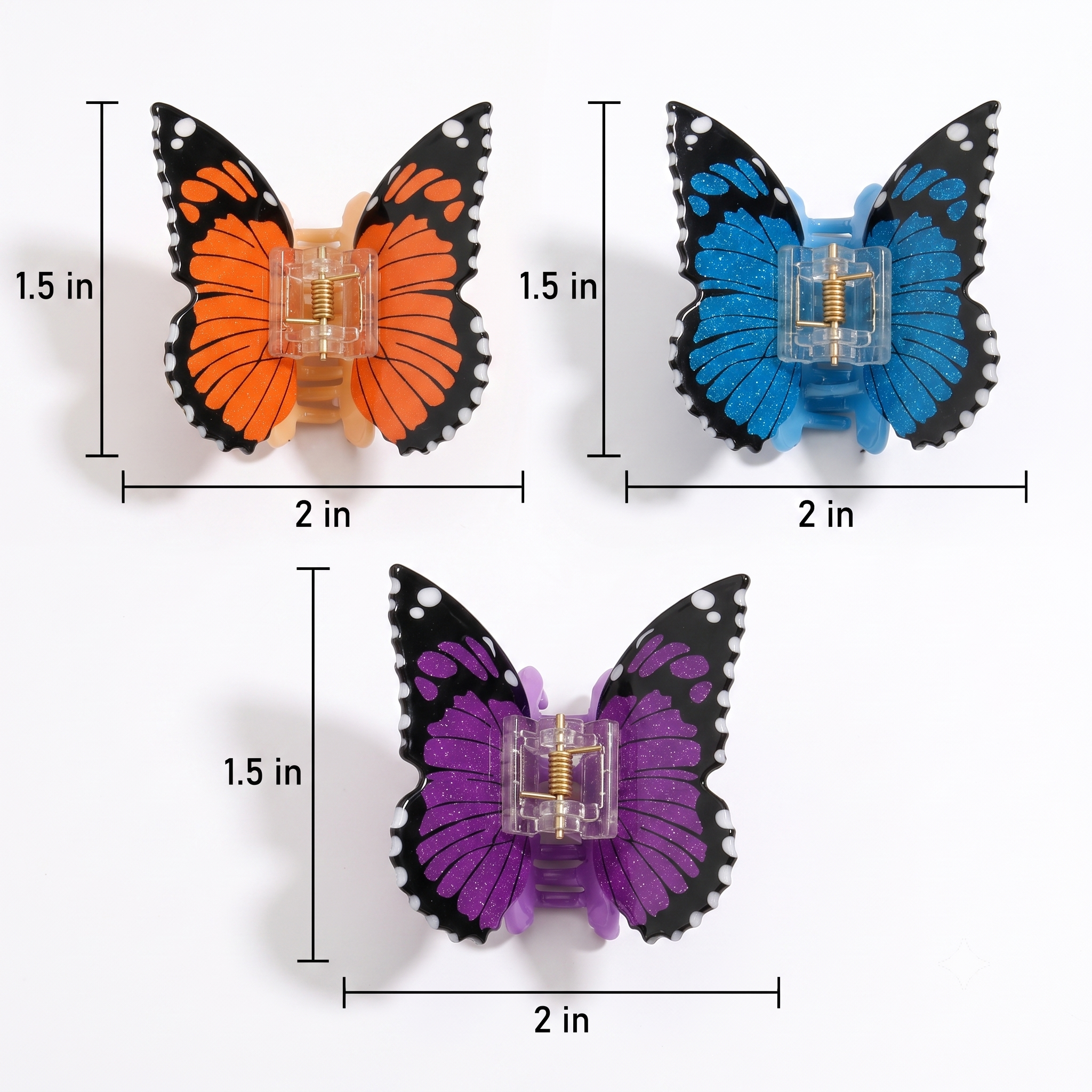 Pretty Wing Claw Clips